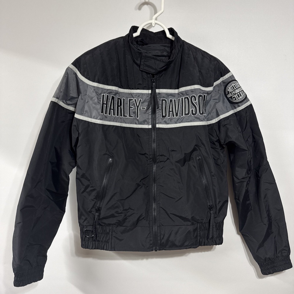 VTG Harley Davidson Motorcycle Jacket Screaming Eagle Riding USAMade Men Small